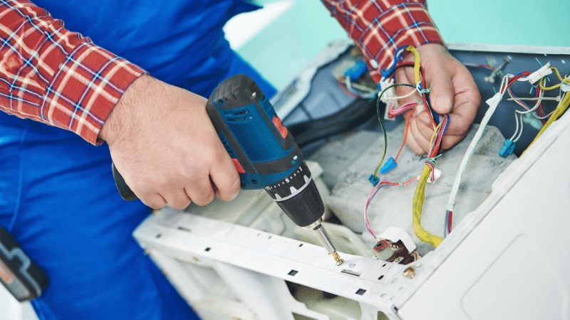 Etimesgut Ferroli Ferroli çamaşır makinesi kart tamiri – Su almama arızası orijinal parça ile giderildi. - Teknik servis örneği